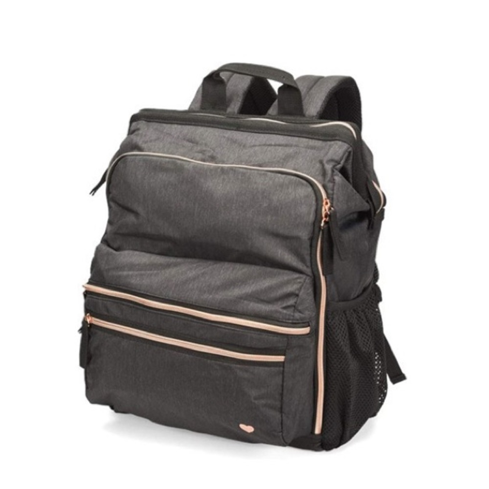 Nurse Mates Ultimate Back Pack Bag (Charcoal Rose Gold)